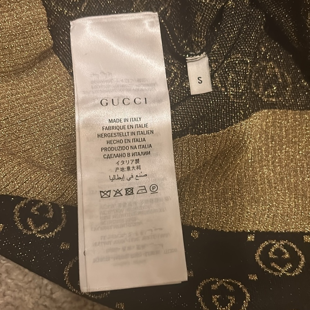 Gucci GG lamé Top Size S - Picture 9 of 11